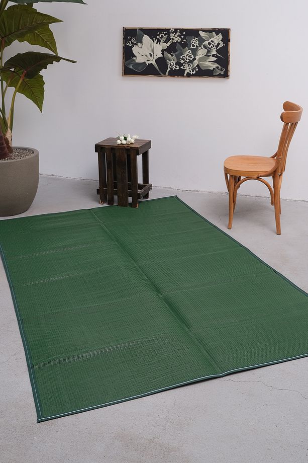 150X210 4-6 Kişilik Katlanabilir Yıkanabilir Kamp Çadır Mat Plaj Piknik Hasırı Bahçe Halısı Kilim - 7