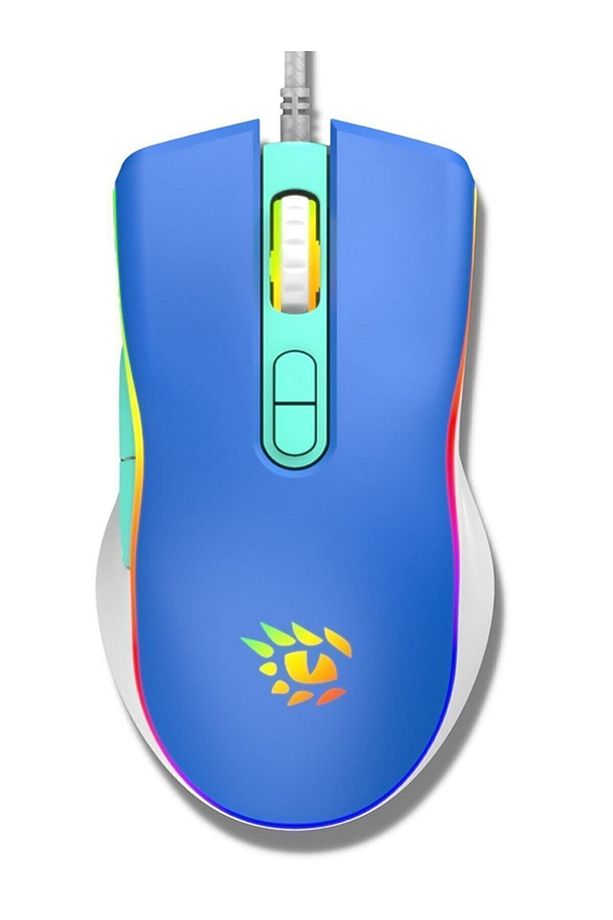 T4-1665 Loot Rgb 7200dpi Mavi Makrolu Gaming Oyuncu Mouse - 3