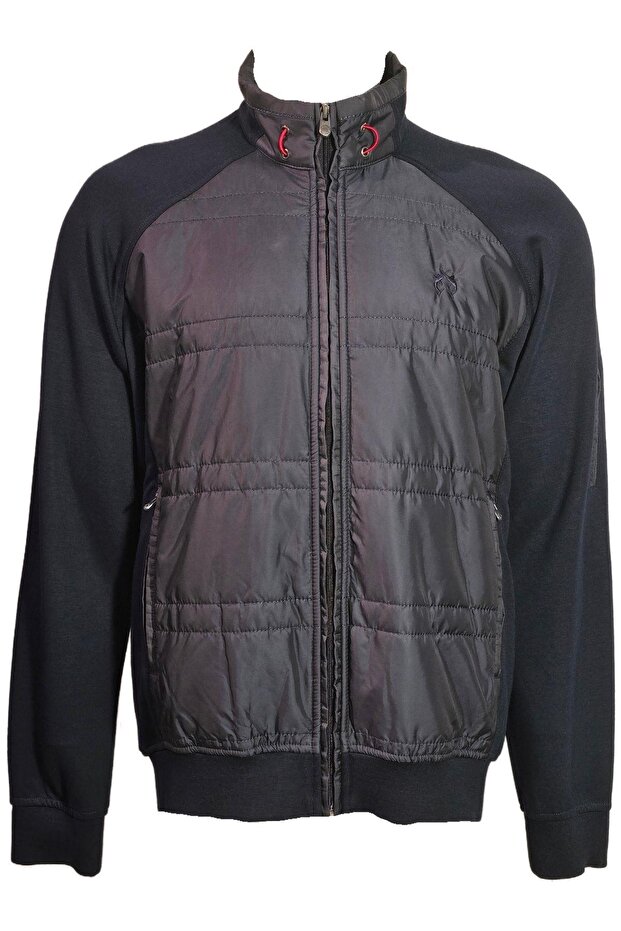 3319002 Erkek Triko Ceket Navy - 1