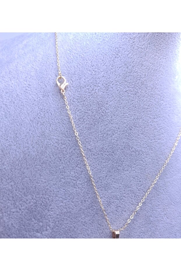 Altın Renk Yay Burcu Model Kolye - 3