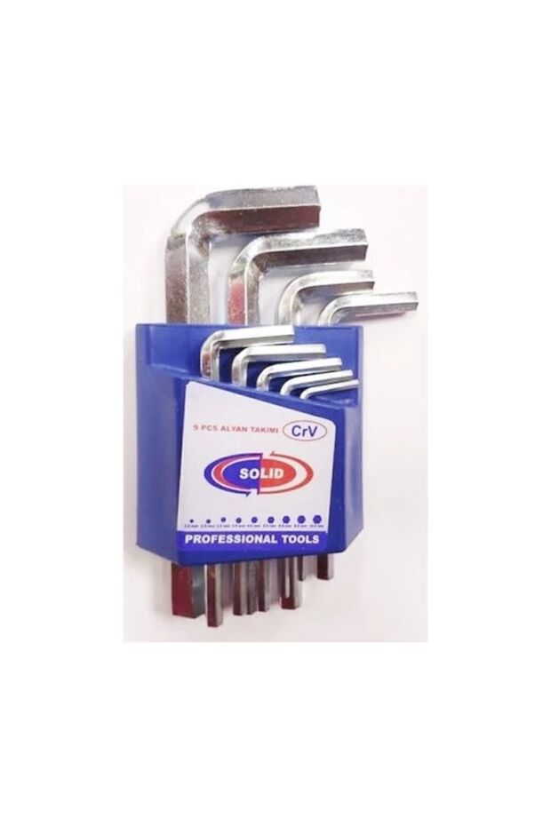 9 Piece Flat Hex Key Set 9 Piece Allen Flat Short Set