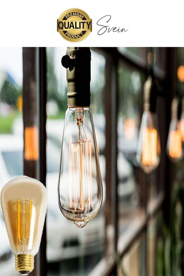 2 Adet Vintage Spiral Filament Rustik Retro Akkor LED Ampul Yüksek Işıklandırma Lamba Gün Işığı E27 - 4