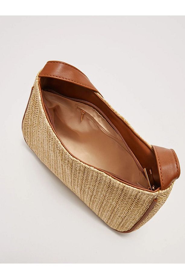 LCW ACCESSORIES Hasır Kadın Baget Çanta - 3