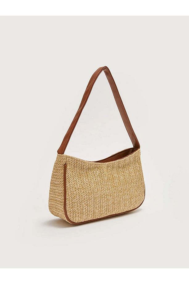 LCW ACCESSORIES Hasır Kadın Baget Çanta - 2