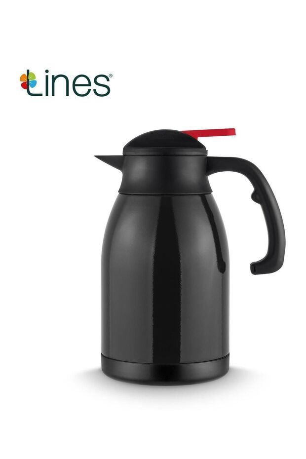 Copper Paslanmaz Çelik 2 Litre Termos SİYAH - 1