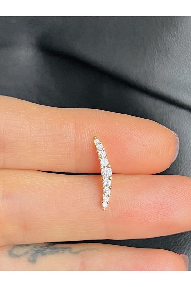 Çelik Kıkırdak Helix Tragus Piercing(1adet) - 3
