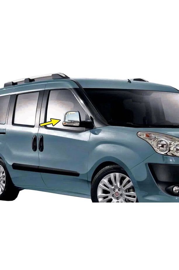Fiat Doblo Abs Plastik Krom Kaplama Ayna Kapağı 2 Prç 2010 Ve Üzeri - 5