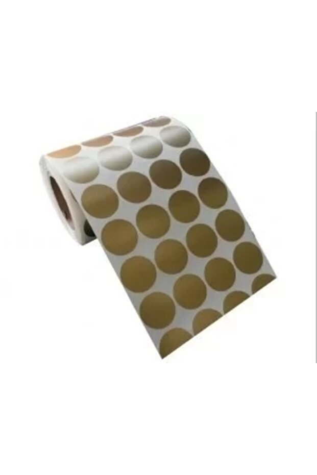 Gold Round Tag 25mm 200Pcs (Each Color Is Available, Please Specify the Color When Ordering)