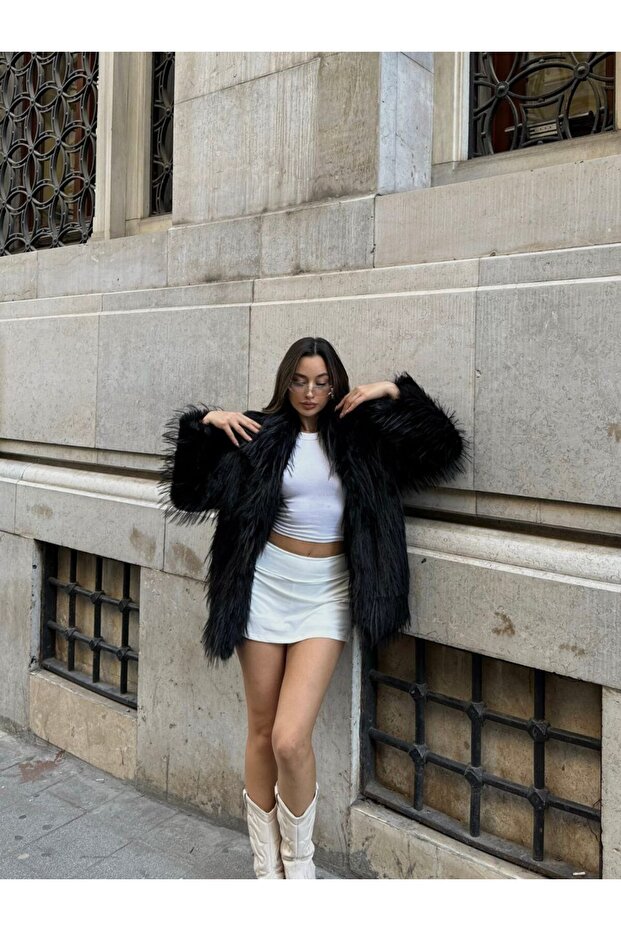 UZUN CEP DETAYLI CEKET - 6