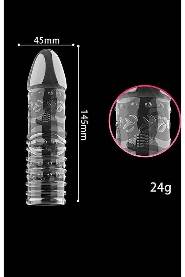 Tırtıklı Yeniden Kullanılabilir Prezervatif 1 Adet - 1