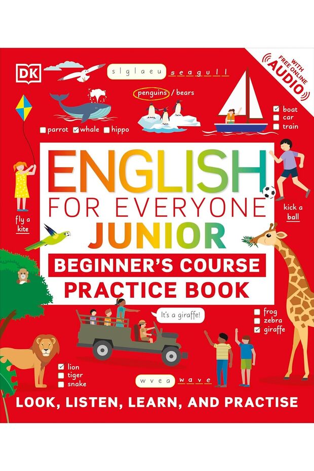 English for Everyone Junior Beginner's Practice Book: Look, Listen, Learn, and Practise - 1