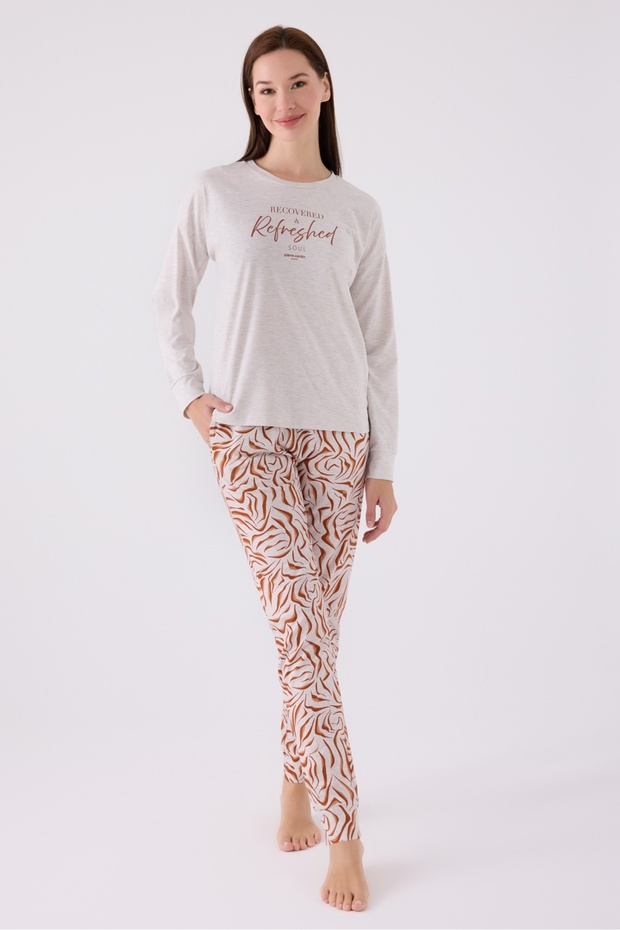 New Season Long Sleeve Women's Pajama Set