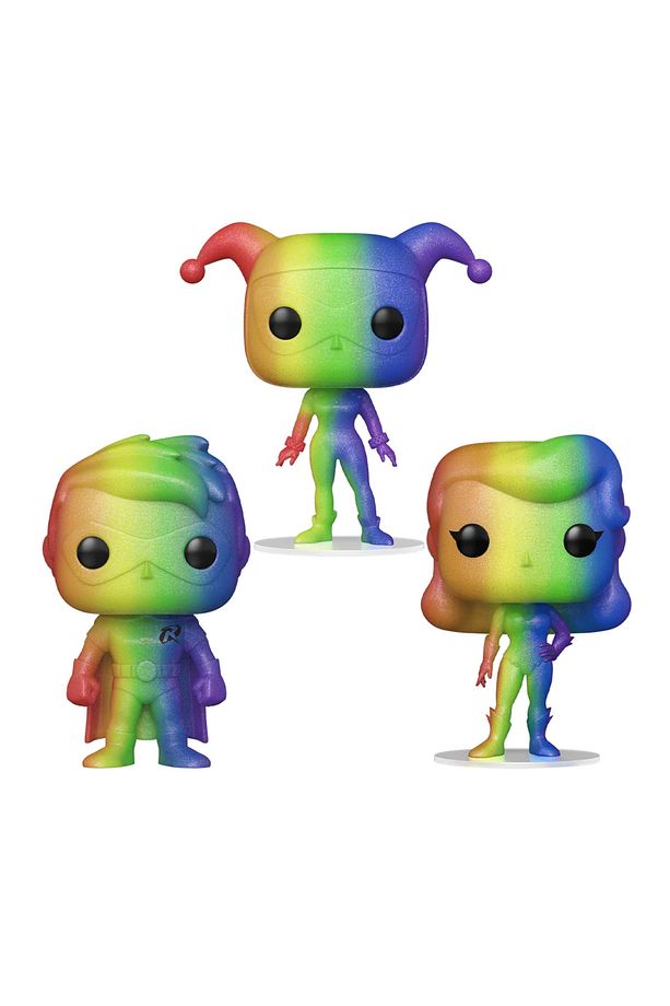 Pop! DC Pride: Heroes - Poison Ivy, Harley Quinn, Robin Special Edition 3'lü Paket - 1