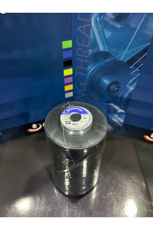 Black Sewing Thread 120 No 5000m Polyester - 1