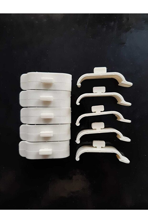 Stor Ve Zebra Perde Kornişe Takma Aparatı 10 Adet - Dar (3,5cm) - 1