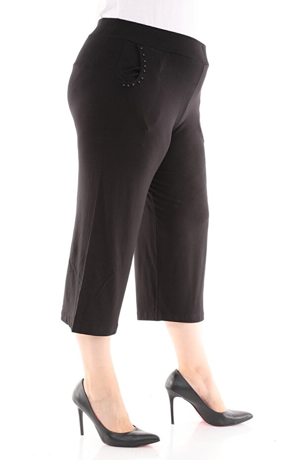 Large Size Comfortable Capri - 7
