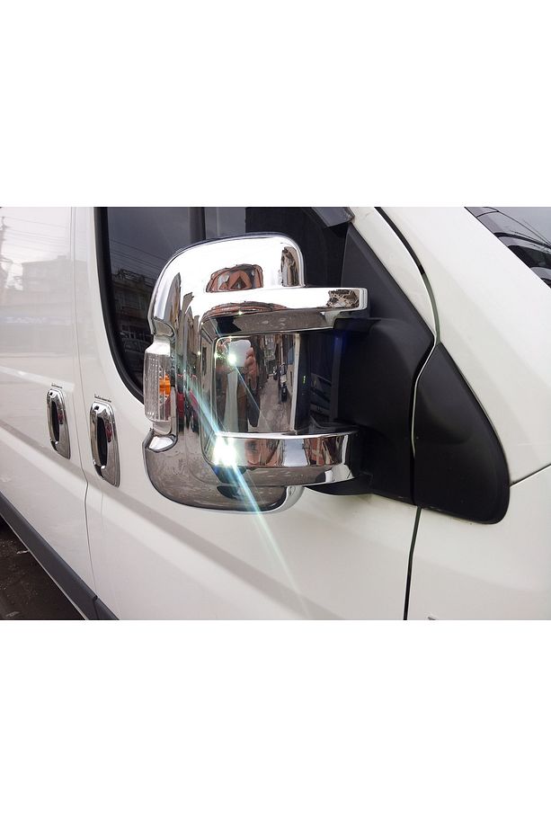 Peugeot Boxer Krom Kapı Kolu 4 Kapı P.çelik Abs Plastik Krom Ayna Kapağı 2 Prç 2006-2023 Arası - 2