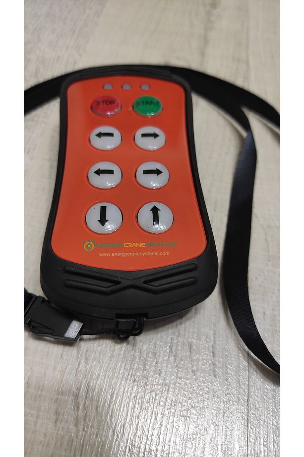 ENDÜSTRİYEL MOBİL VİNÇ UZAKTAN KUMANDA LİFT KUMANDASI 6 BUTON TEK HIZ 10-30V DC - 5