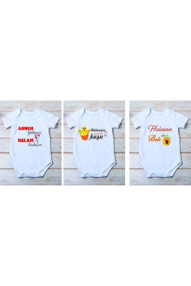 HALA PRINTED COTTON BABY BOTTOM SET OF 3