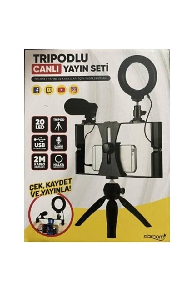 Tripodlu Canlı Yayın - Vlog Seti - 1