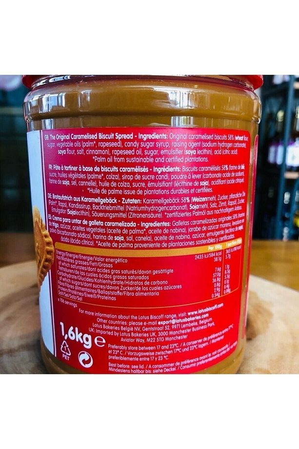 Lotus Biscoff Spread Sürülebilir Karamelize Bisküvi Ezmesi 1600 Gr - 3