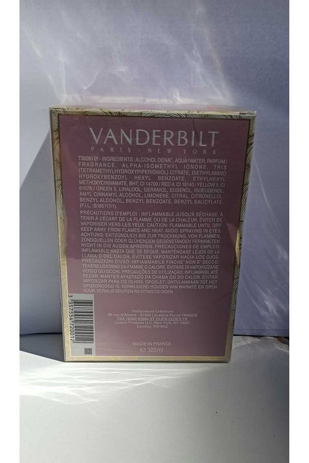 Vanderbilt 100 ml. Edt. - 2