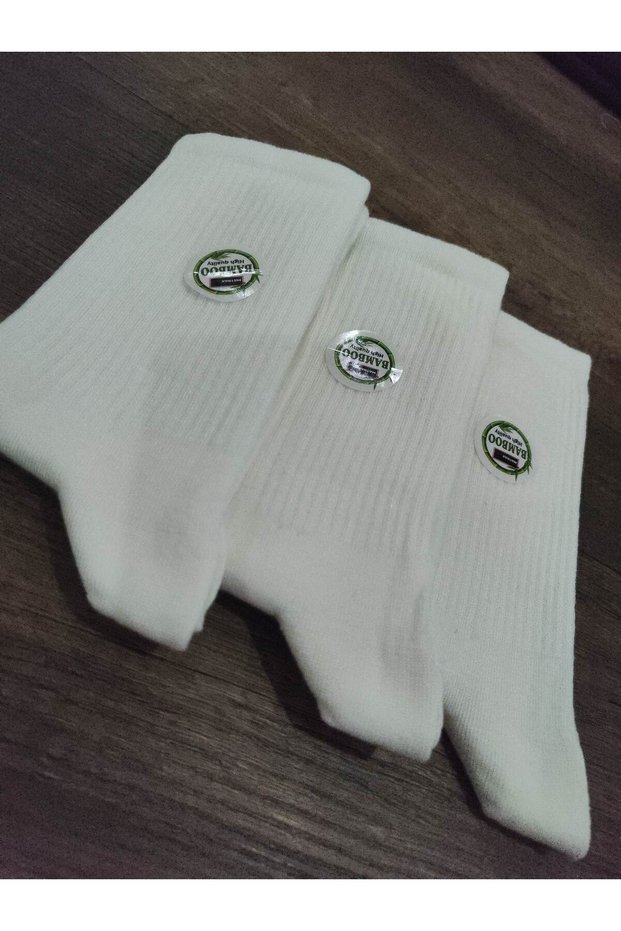 Unisex Bamboo Tennis Sports Socks Quality Soft Textured 3 Pairs Premium Series