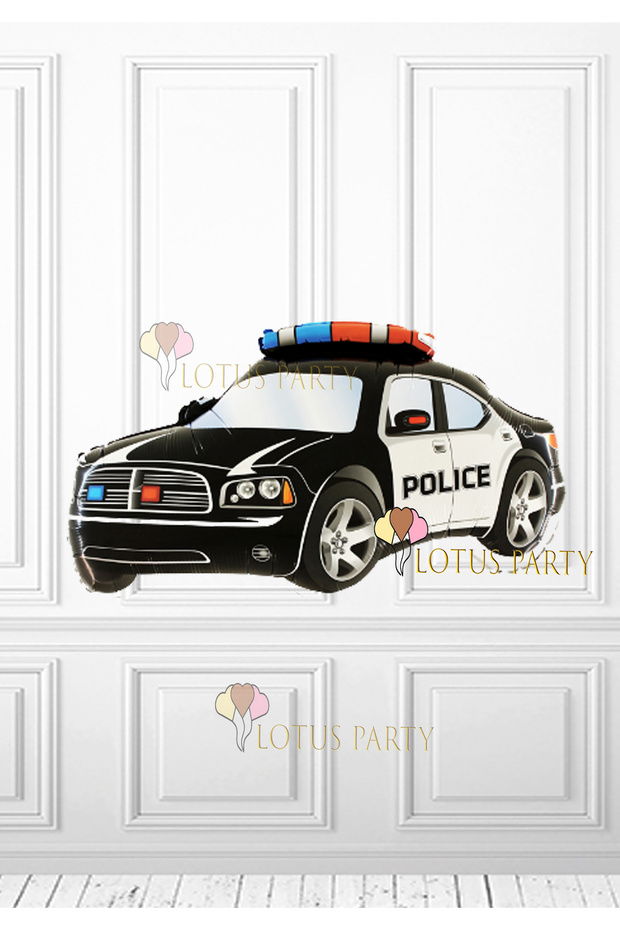 Police Car Foil Balloon - Police Themed Car Foil Balloon - 1 Piece