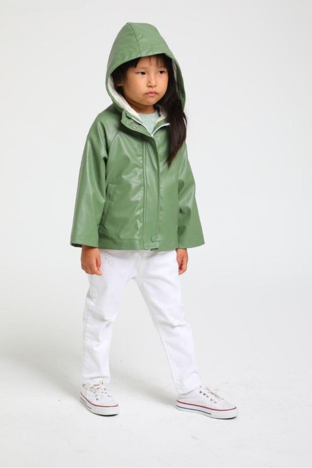Unisex Children's Waterproof Hooded Raincoat
