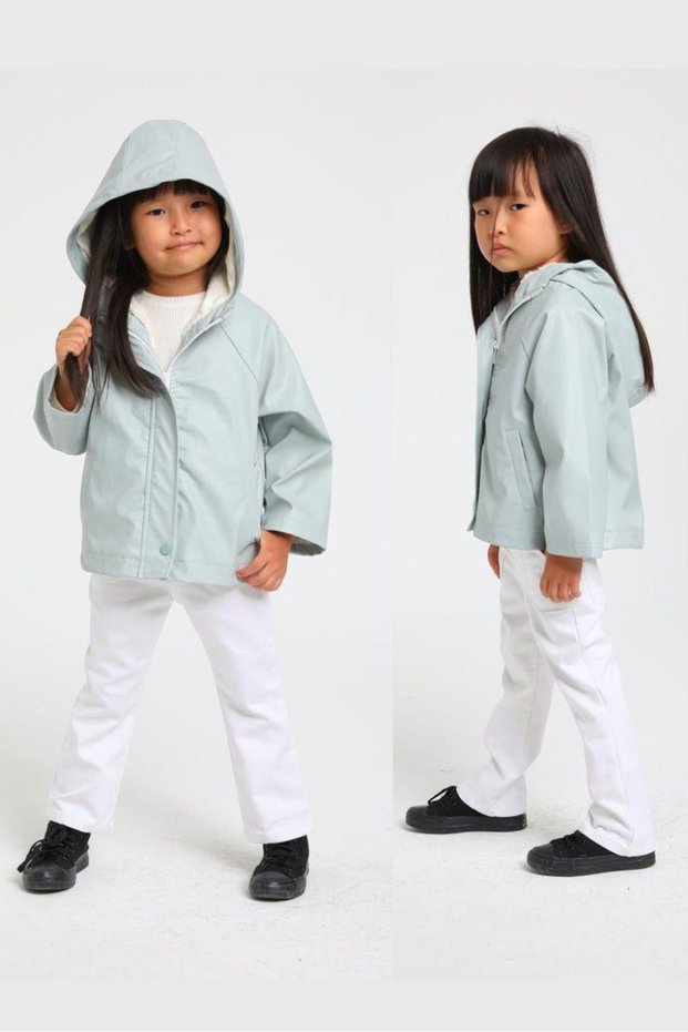 Unisex Children's Waterproof Hooded Raincoat