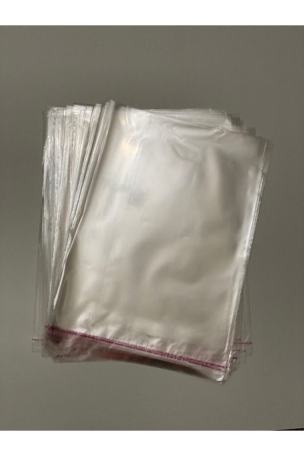 Şeffaf Yapışkanlı Poşet - Opp Kendinden Yapışkanlı Jelatin Parlak Poşet 30x45cm - 100 Adet - 1