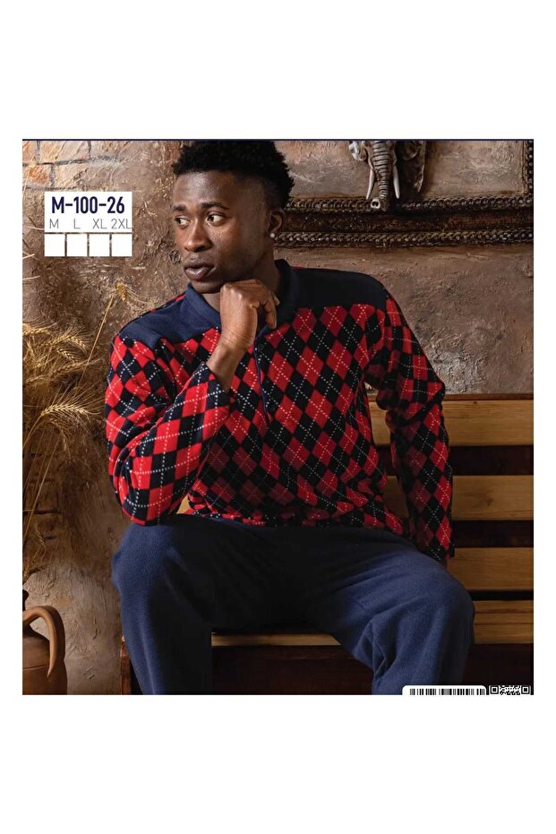 Erkek Polar Pijama Takımı - 1