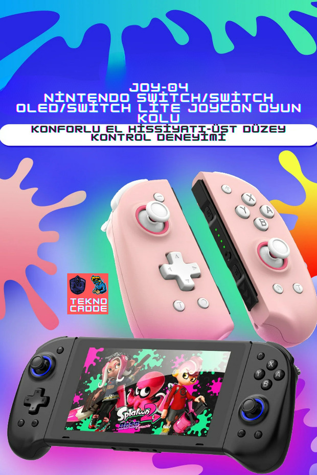 JOY-04 Nintendo Switch/Switch Lite/Switch Oled Makro Tuş Kademeli Tetik Joy-Con Oyun Kolu - 2