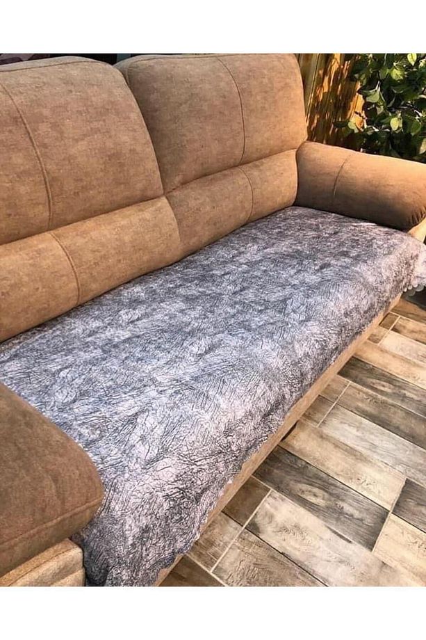 Damar Desen Ince Kaymaz Süngerli Kanepe Koltuk Örtüsü { 1 Adet } 170x210cm Çekyat Örtüsü - 3