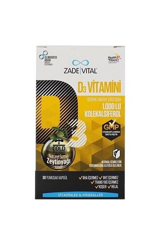 D3 Vitamini 30 Yumuşak Kapsül - 1.000 I.U. - 3