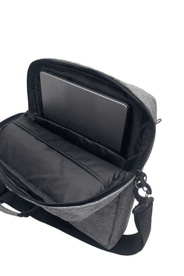 Studio 14'' 13.3'' 13'' Inç Gri Su Geçirmez Unisex Laptop/macbook/bilgisayar/notebook Çantası - 3