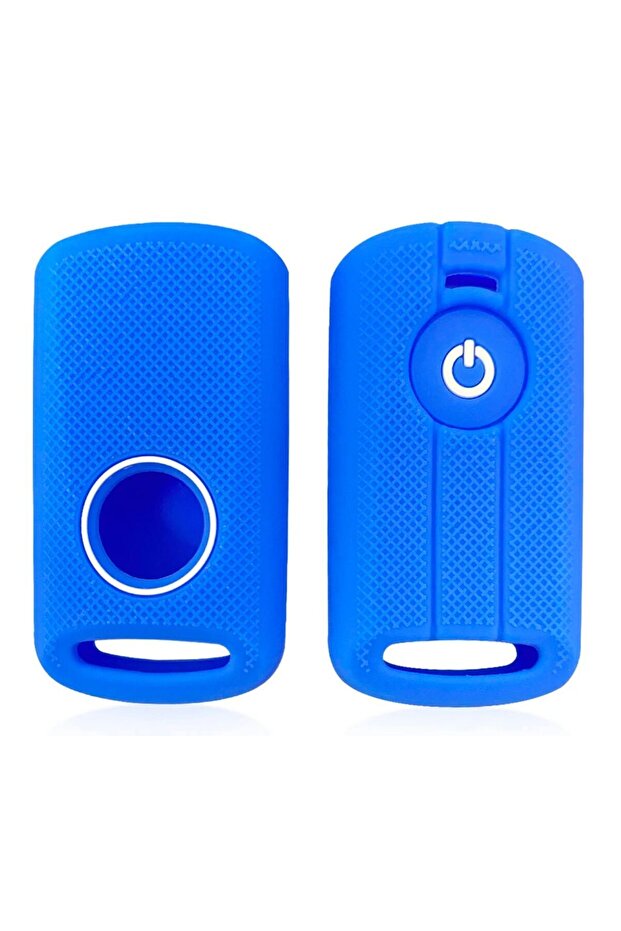 Yamaha 2021-22-23-24 Model Xmax 250 400 Tech Max Key Case Blue—Not compatible with Nmax E.