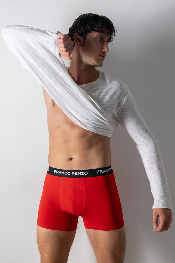 Erkek 3 Lü Premium Kutu Likralı Boxer - 3