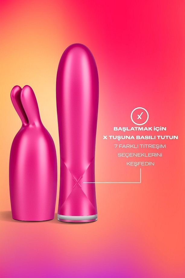 2si1 Arada Titreşimli Vibratör ve Uyarıcı Başlık, Usb Şarjlı, 7 Farklı Titreşim Modu, Suya Dayanıklı - 4