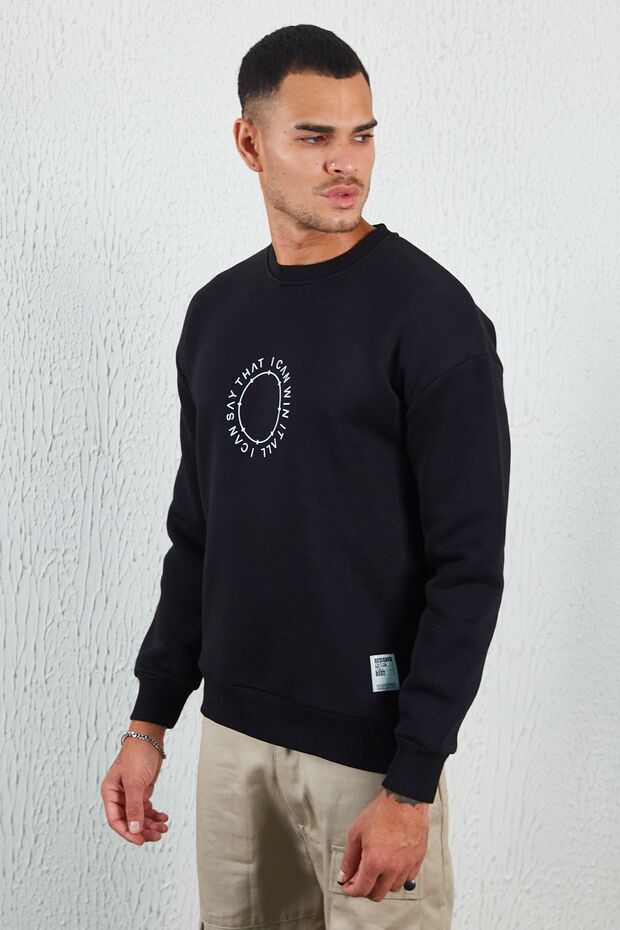 Baskılı Basic Sweat - 3