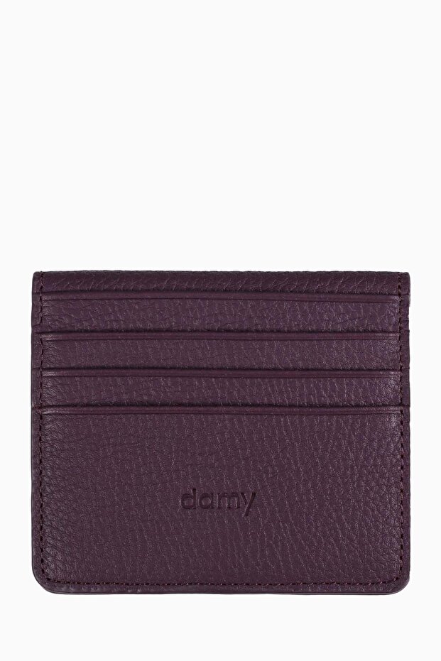 Genuine Leather Purple Women's Wallet Card Holder Wallet Card Holder 512
