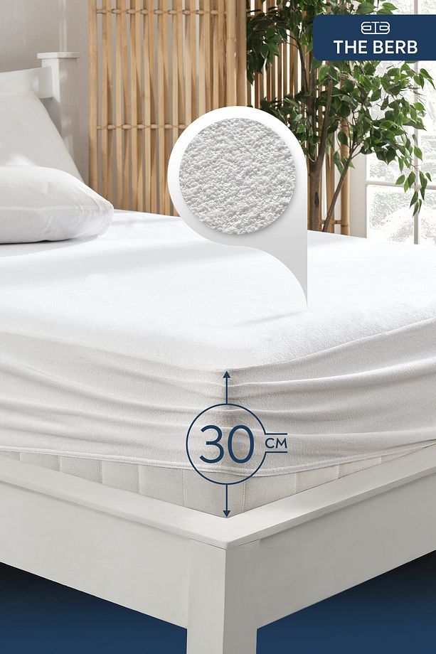 %100 Pamuklu | Su Sıvı Geçirmez Yatak Koruyucu Alez | Fitted Full Kenar | Tek/çift Kişilik - 5