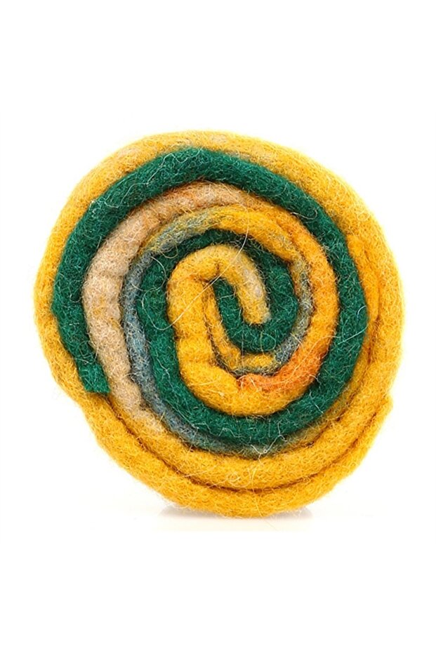 Sarı Keçe Yaka Iğnesi - 1