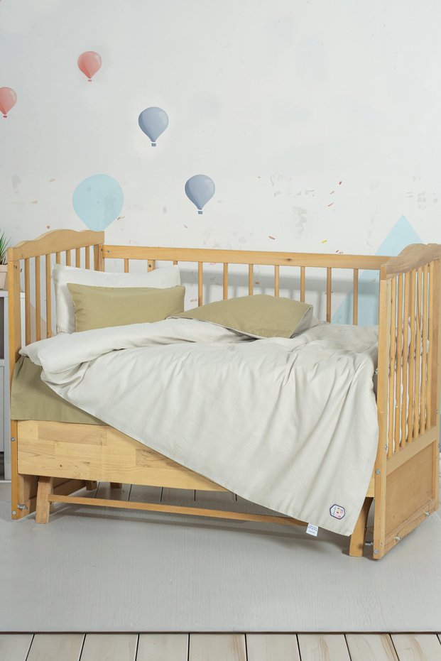 POPPY 100% ORGANIC COTTON DOUBLE SIDED BABY Duvet Cover
