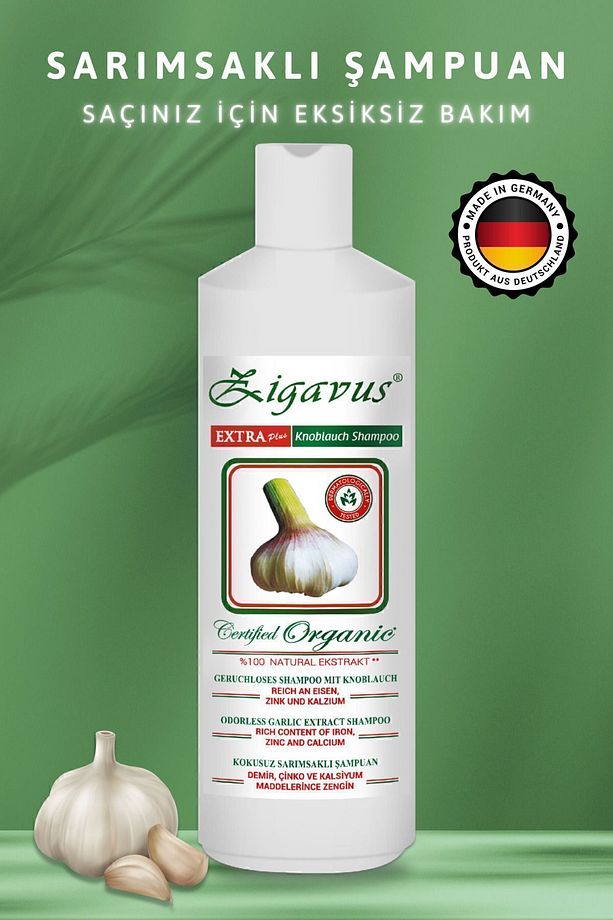 Extra Plus Sarımsaklı Şampuan Yoğun Saç Dökülmesine Karşı Şampuan 450ml Beta Karoten Ve Çinko Içerir - 2
