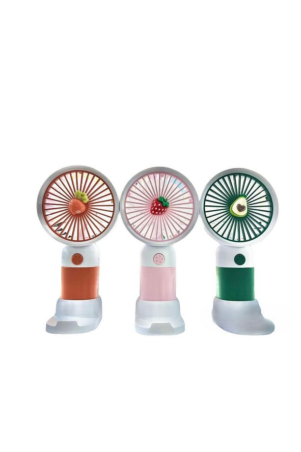 USB FAN HANDHELD/DESKTOP ELDE VE MASADA KULLANMAYA UYGUN TELEFON TUTUCULU - 2