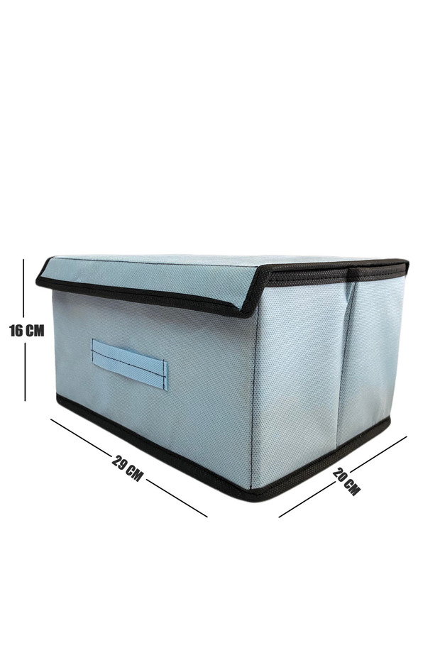 Box Storage Box, Multi-Purpose Box, Fabric Box, Organizer Organizer Box with Lid - 2