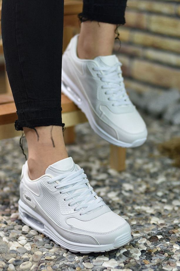 Beyaz Unisex Air Tabanlo Konforlu Sneaker 00121651 - 2