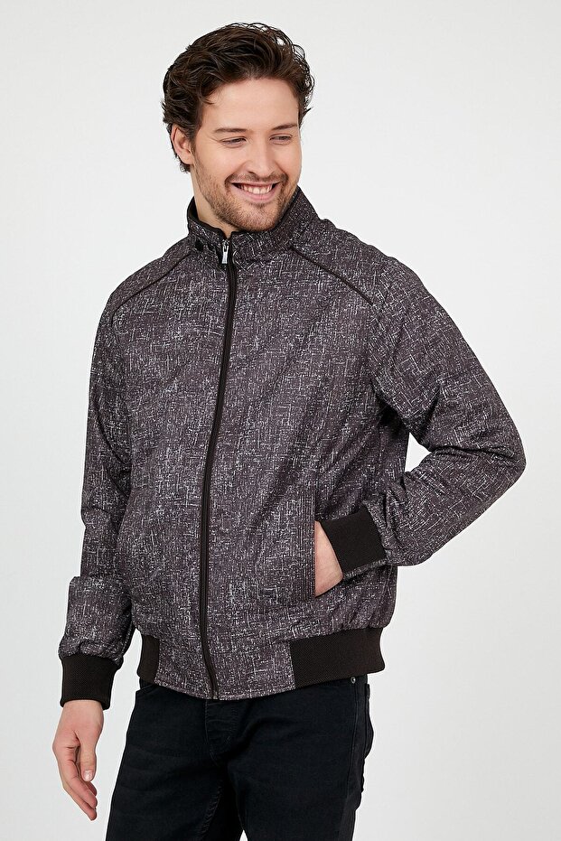 Ağaç Desenli Yazlık Mont - 6