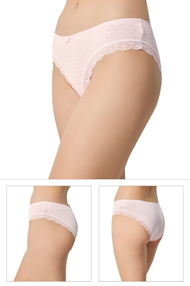 5096 DANTELLİ  3 LÜ KÜLOT - 2